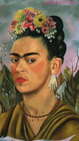 Frida Kahlo 3D GIF by joelremygif
