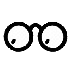 Logo Glasses Sticker by Nudlavirkid