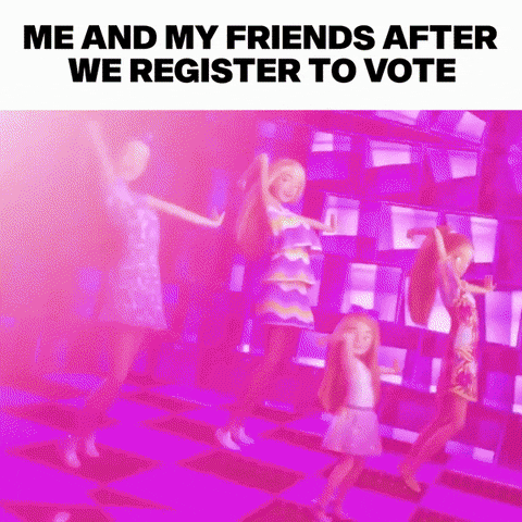 Me And My Friends Vote GIF
