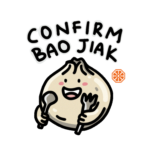 Hungry Time Sticker by Lau Pa Sat