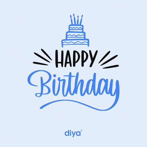 Birthday Cake GIF by DiyaUA