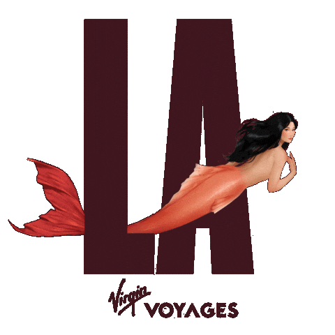 Los Angeles La Sticker by Virgin Voyages