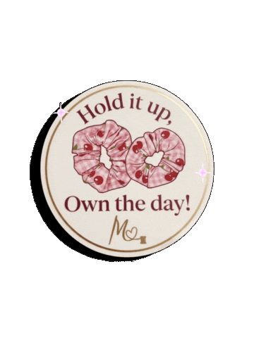 Scrunchies Own The Day Sticker by Melo Thread
