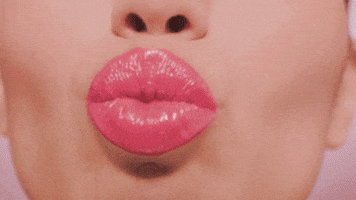 lips kissing GIF
