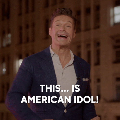 Happy Ryan Seacrest GIF by American Idol