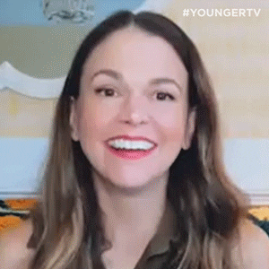 Sutton Foster Laughing GIF by YoungerTV