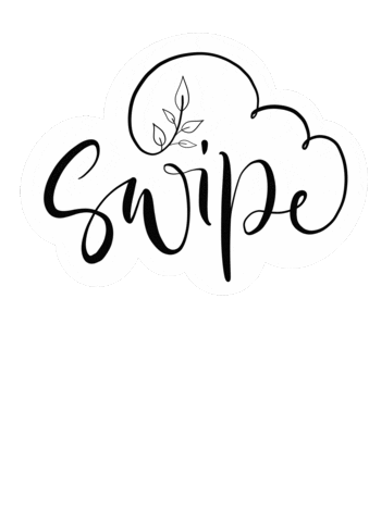 Swipe Sticker by The Modern Calligraphy Co.