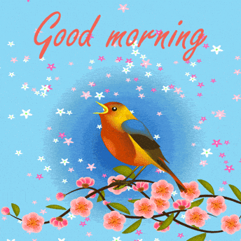 Good Morning Singing GIF