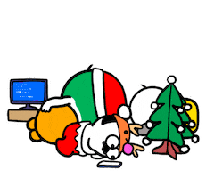 Christmas Night Sticker by kwaesam