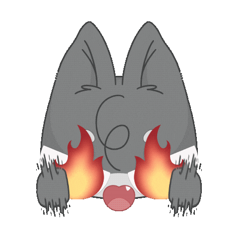 Excited Fired Up Sticker