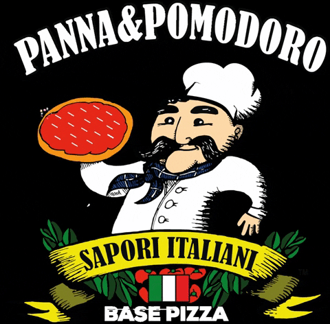 Logo Pizza GIF by Panna & Pomodoro