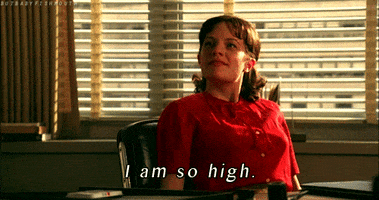 tv drugs mad men high peggy olsen