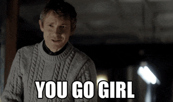 Happy Sherlock animated GIF