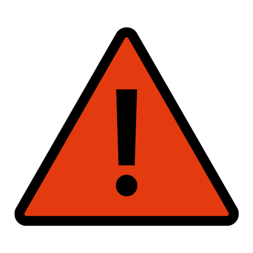 Warning Black Friday Sticker by Wishtrend for iOS & Android GIPHY