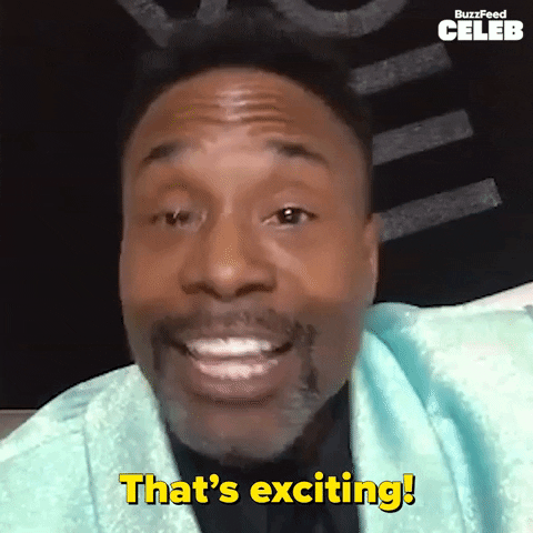 Excited Billy Porter GIF by BuzzFeed