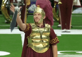 Football Marching GIF by USC Trojans