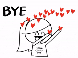 Bye Bye Heart GIF by Minka Comics