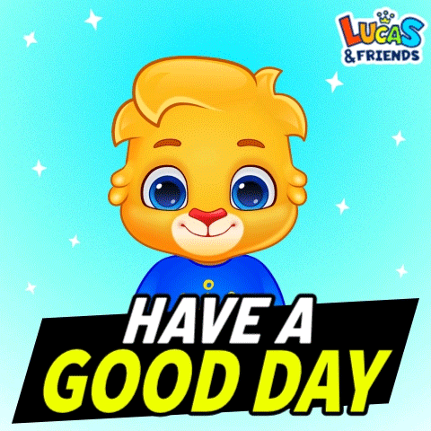 Greeting Good Day GIF by Lucas and Friends by RV AppStudios