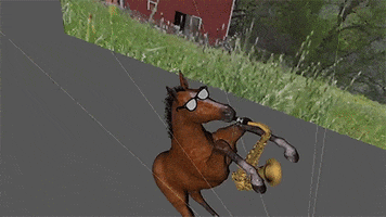 3D Horse GIF