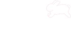 Rabbit Jumping Sticker