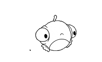 Fish Sea Sticker by Lorem Ipsvm