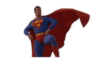 Superman Sticker by Mike O'Hearn