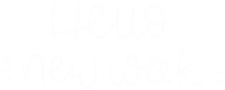 Monday Lettering Sticker