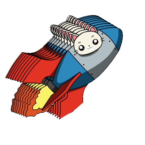 PussyRocket Sticker