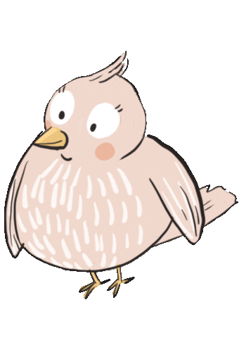 Pink Bird Sticker