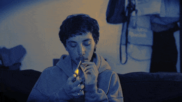 Tv Show Smoking GIF by Pure Noise Records