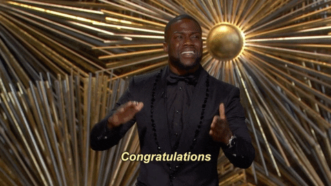 Oscars 2016 Congratulations GIF by The Academy Awards - Find & Share on GIPHY