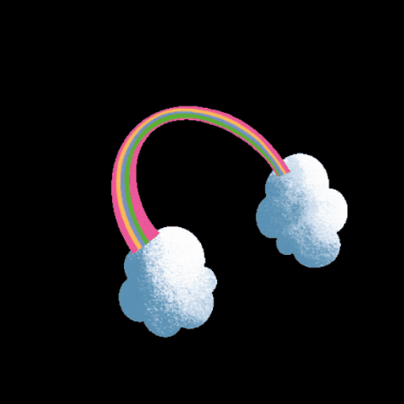 Rainbow Cloud GIF by Goodies Kids Snacks