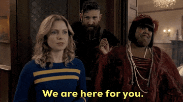 We Are Here For You Rose Mciver GIF by CBS
