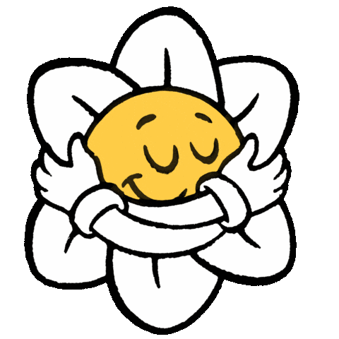 Happy Flower Sticker by Universal Music Australia
