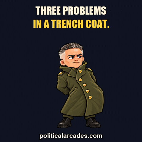 Suspicious Trench Coat GIF by Political Arcades