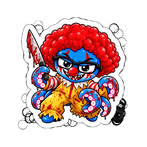 Trick Or Treat Halloween Sticker by Professor Octo