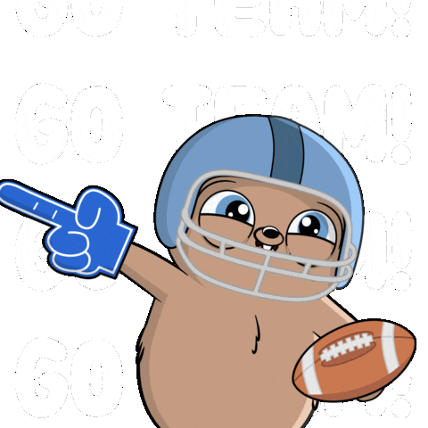 Super Bowl Football Sticker by Fugz Official