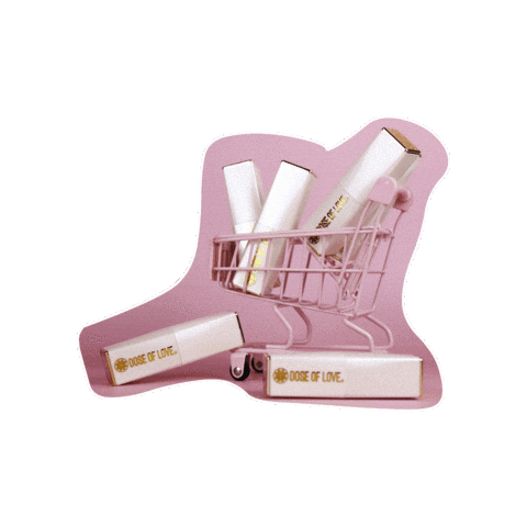 Shopping Lipstick Sticker by Dose of Love Cosmetics