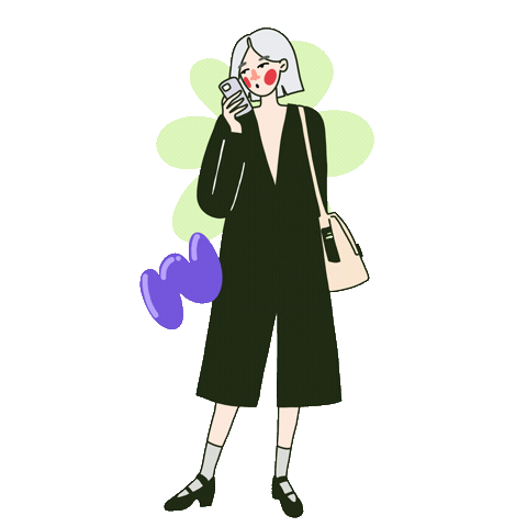 Girl Wow Sticker