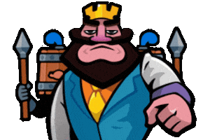 Clash Royale King Sticker