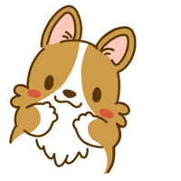 Welsh Corgi Stickers GIF by Lazy Corgi