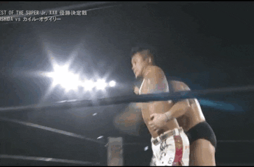  njpw kyle oreilly wons 2015 match of the year candidates best of the super juniors kushida GIF