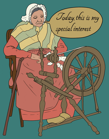 henrietteroued public domain old woman spinning wheel special interest GIF