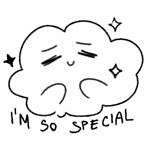 Cartoon Sparkle Sticker