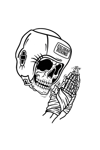 Escobarboxing Sticker