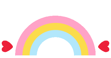 Rainbow Designer Sticker by Anna Dower