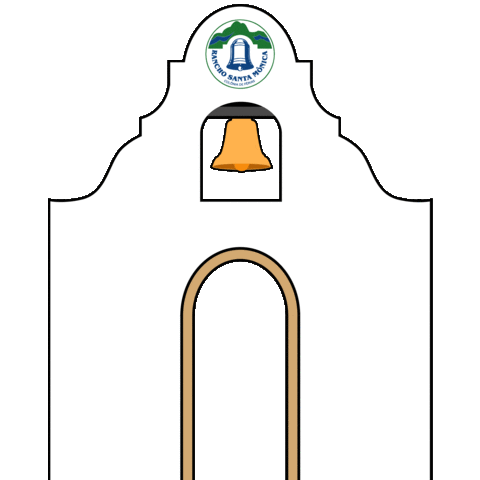 Rancho Santa Mônica Sticker