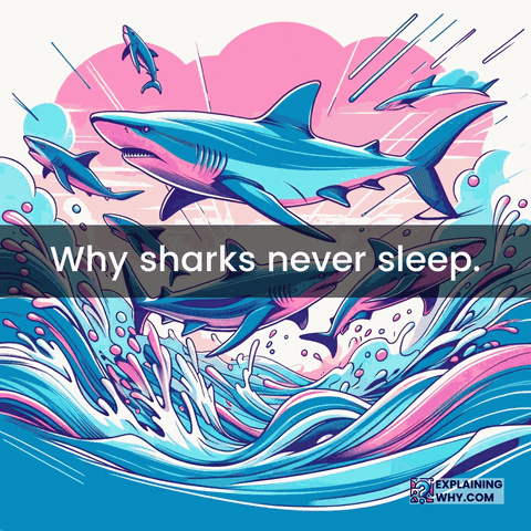 Sleep Sharks GIF by ExplainingWhy.com