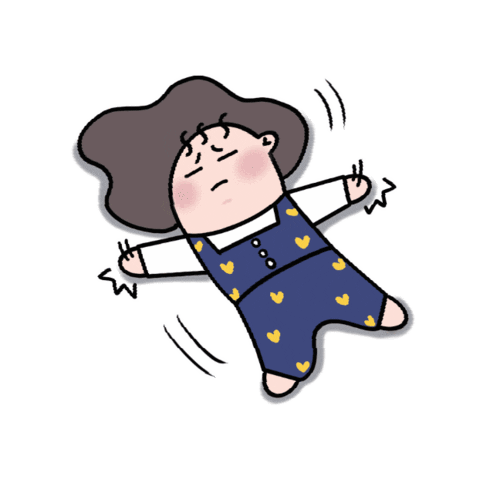 Tired Sticker