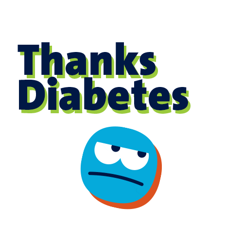 Type 1 Diabetes Ndam Sticker by College Diabetes Network